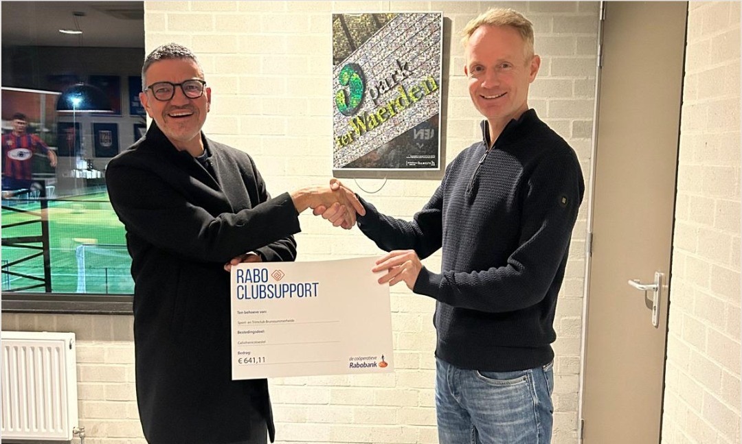 STB Landgraaf ontvangt mooie bijdrage van Rabo ClubSupport!